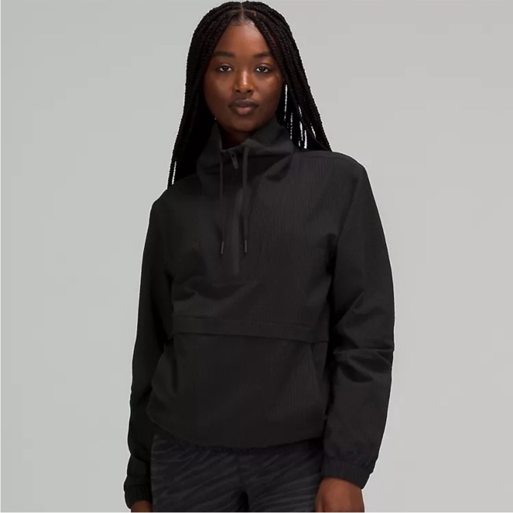 Lululemon Pack Light Packable Black Pullover Jacket